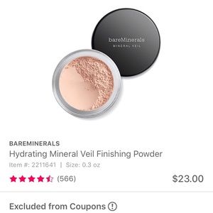 BAREMINERALS hydrating mineral veil